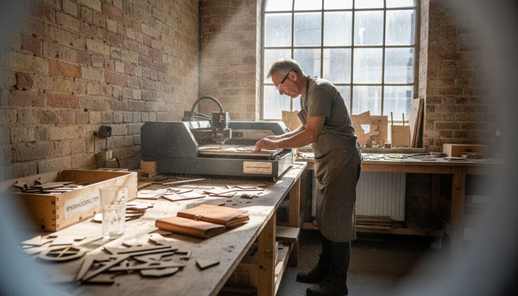 Laser in kreativen Branchen: Wirkung für Design & Handwerk